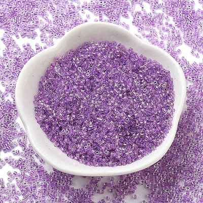 Transparent Inside Colours Glass Seed Beads X1-SEED-H003-04E-1