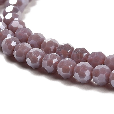 Opaque Glass Beads Stands X-EGLA-A035-P4mm-B11-1