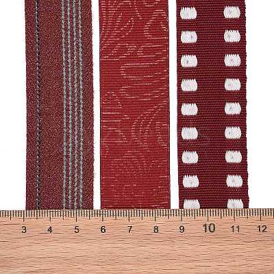 9 Yards 3 Styles Polyester Ribbon SRIB-A014-A02-1