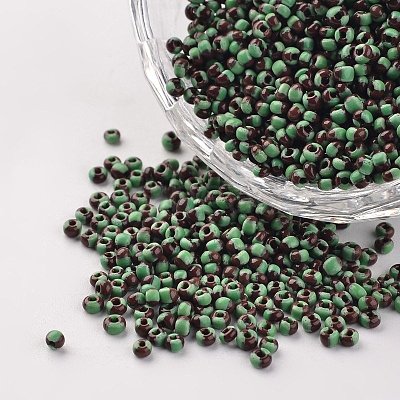 12/0 Opaque Colours Seep Glass Beads SEED-M008-C36-1