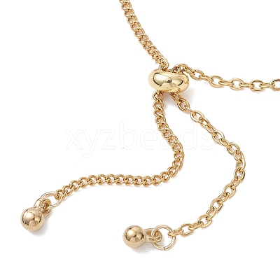 304 Stainless Steel Cable Chain Twisted Chain Slider Bracelet Making AJEW-JB01509-01-1