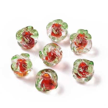 Handmade Lampwork Fruit Beads LAMP-C004-06G-1