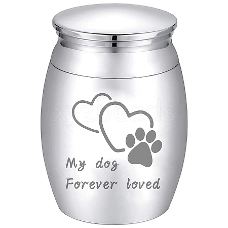 Stainless Steel Cremation Urn AJEW-CN0001-91A-1
