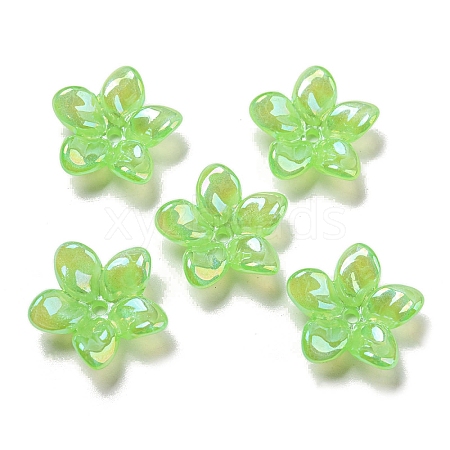 AB Color Plated Acrylic Beads LS-OACR-G034-01B-1