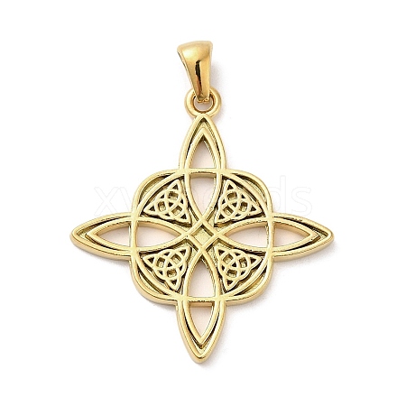 304 Stainless Steel Pendants STAS-D015-02A-G-1