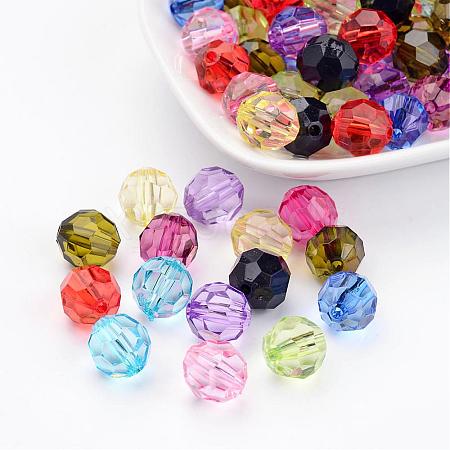 Transparent Acrylic Beads PL505Y-1