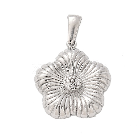 304 Stainless Steel Pendants STAS-Q349-01B-P-1