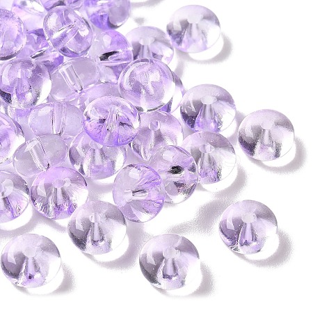 Baking Paint Transparent Glass Beads DGLA-S116-01D-1