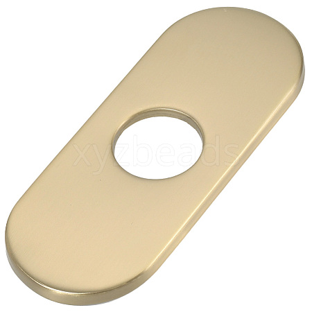 Oval Stainless Steel Faucet Hole Covers STAS-WH20001-18F-G-1