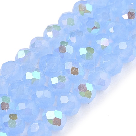 Electroplate Glass Beads Strands LS-EGLA-A044-J6mm-L03-1