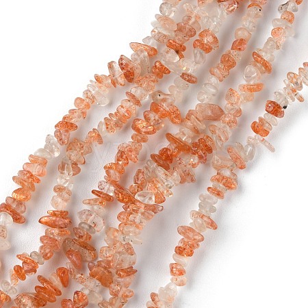 Natural Strawberry Quartz Beads Strands G-G0003-B02-1