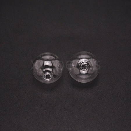 Round Mechanized Blown Glass Globe Ball Bottles BLOW-WH0001-001-1