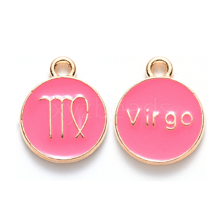 Alloy Enamel Pendants ENAM-S124-01B-03B-1