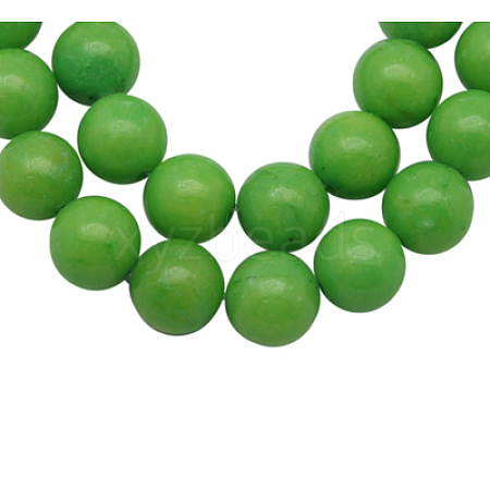 Natural Mashan Jade Beads Strands X-DJAD-8D-17-2-1