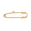 Ion Plating(IP) 304 Stainless Steel Safety Pins Brooch Findings STAS-K252-05A-G-01-2