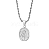 Non-Tarnish Stainless Steel Pendant Necklaces for Women ZR3871-2-1