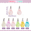  48Pcs 6 Colors Opaque Resin Pendants RESI-TA0002-01-13