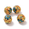 Hollow Alloy Beads ENAM-L039-22MG-02-1