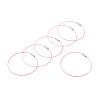 Steel Wire Bracelet Cord DIY Jewelry Making TWIR-R004-03-2