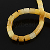 Natural Topaz Jade Stone Bead Strands G-R187-09-2