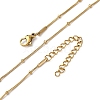 0.9MM 304 Stainless Steel Satellite Chain Necklaces NJEW-T016-21B-G-4