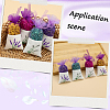 25Pcs Printed Cotton Organza Dried Flower Storage Drawstring Bags with Ribbon ABAG-SP0001-56B-7
