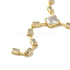 Rack Plating Brass Micro Pave Cubic Zirconia Necklaces NJEW-P308-01G-03-2
