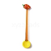 Handmade Glass Fruits Spoons AJEW-A067-01B-1