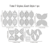 Carbon Steel Cutting Dies Stencils DIY-WH0309-1043-6