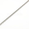 304 Stainless Steel Curb Chain/Twisted Chain Necklace Making STAS-A028-N109P-2