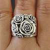 Rose Alloy Finger Rings FS-WG8D0C3-02-3