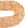 Natural Citrine(Heated) Beads Strands G-L659-A01-4mm-5