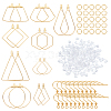 DICOSMETIC DIY Earring Making Kits STAS-DC0001-49-1