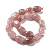 Dyed Natural Malaysia Jade Beads Strands G-P528-I07-01-3