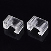 Transparent AS Plastic Base Buckle Hair Findings FIND-T064-012-2