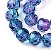 Baking Paint Transparent Glass Beads X1-DGLA-A035-T10mm-A07-4