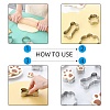 Tarnish Resistant 304 Stainless Steel Cookie Cutters DIY-E012-05-3