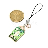 12Pcs 6 Style Japanese Style Enamel Omamori Blessing Decoration Phone Charms Strap HJEW-PH01770-3