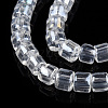 Transparent Glass Bead Strands X-GLAA-N047-09-E01-3