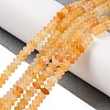 Natural Golden Silk Jade Beads Strands G-NH0009-01A-2