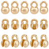 30Pcs Brass Bead Tips KK-SC0007-76-1