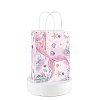 Mermaid Tail Printed Paper Gift Tote Bags with Handles PW-WG3B04C-01-1