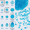 890Pcs Transaparent Glass Beads Strands GLAA-SP0001-38-2