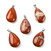 Natural Red Jasper Pendants GG-K002-09F-1