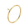 1/20 Yellow Gold Filled Stackable Rings Settings with Peg KK-Z116-01G-04-2