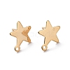 201 Stainless Steel Stud Earring Findings STAS-K241-05G-1