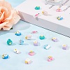 SUNNYCLUE 80Pcs 8 Style Resin Cabochon RESI-SC0001-96-4