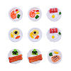 30Pcs 5 Style Resin Decoden Cabochons RESI-CJ0001-163-3