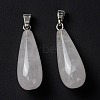 Natural Rose Quartz Pendants G-F707-18-2