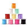 10 Rolls 10 Colors PVC Synthetic Rubber Cord RCOR-TA0001-01-1